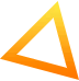triángulo naranja